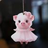 Acrylic Piglet Key Chain 2D Car Interior Pendant Bag Accessory Key Chain Pendant  Home Decoration