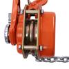 0.75T Manual Chain Hoist, 1650lbs Lifting Capacity 10ft Height, Manganese Steel Lever Hoist for Garage, Workshop, Construction