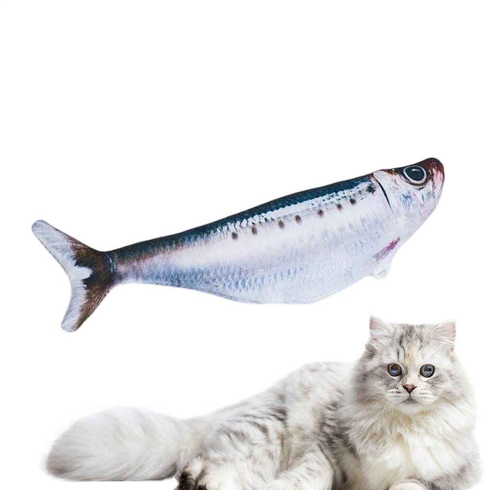 

Interactive Fish Cat Toys Electric Cat Toys Fun Electric Interaction Fish For All Breeds Boredom Exercise Solution