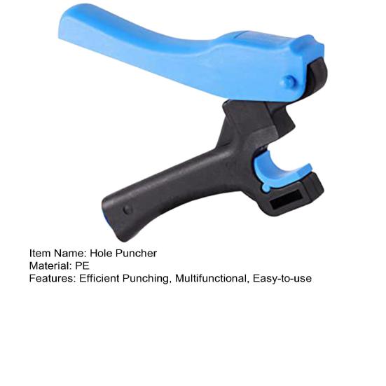 Drip Hose Punch 2-in-1 Irrigation Tube Punch Fitting Insertion Tool Water Pipe Hole Puncher for 1/4" Inch Fitting Insertion
