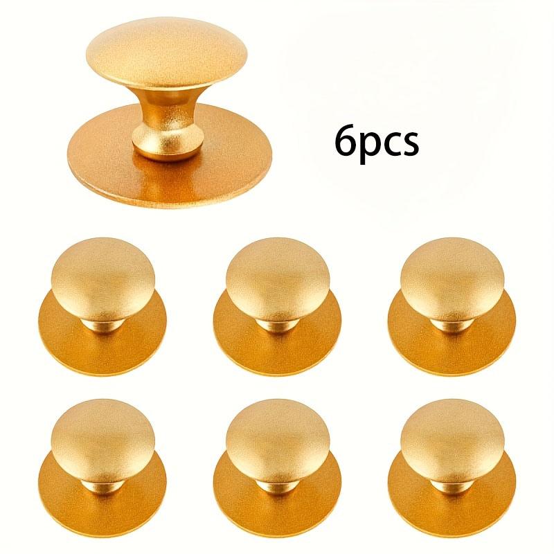 

6pcs Fashion Luxury Nail-free Self-adhesive Handle for Wardrobe Door Cabinet Drawer Doors And Windows Sliding Door Glass Door золотистый