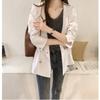 Early Autumn Women's Loose Hooded Windbreaker Women's Mid To Long Casual Long Sleeved Cardigan Jacket