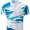Sommer Digitaldruck Kurzarm Knopf Herren POLO Shirt Modisch Vielseitig Locker Rundhals Body Shirt Tops