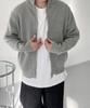 UMBRELLA ON THE GO Signature High-Neck Two-Way Collar Knit Zip-Up