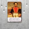 Simon Bolivar Metallschilder Wanddeko Vintage Blechschilder Captain Metallposter Dekor für Bar Kneipe Club Wanddekoration