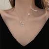 925 Sterling Silver Zircon Pendant Necklace Necklace Women Fashion Jewelry
