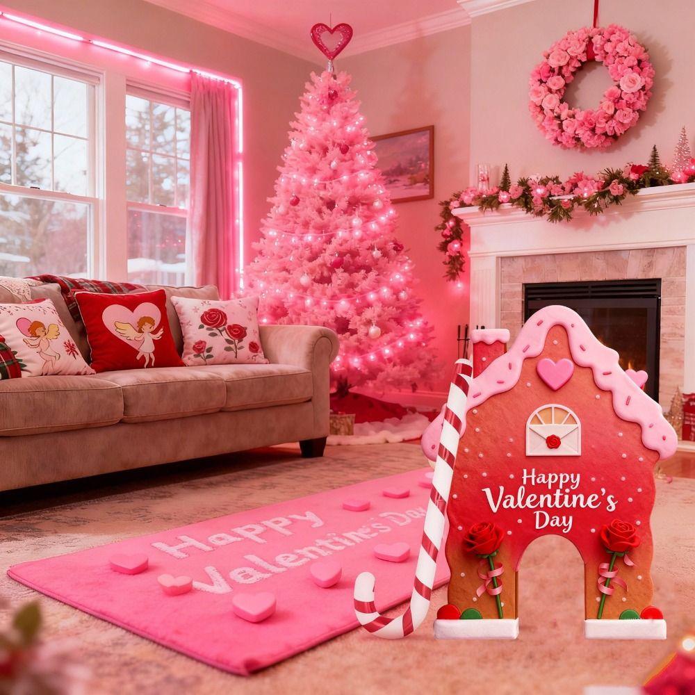 Candy Cane Sticks Gingerbread Golf Set Equipped With Club Portable Design Golf Game Set Festive Atmosphere Decor