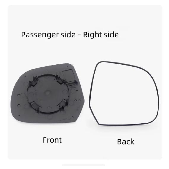For NISSAN  2010-2019 SUNNY MARCH MICRA Rearview Mirror Lens  Reversing Mirror Lens  Reflector Lens 1Pcs Right side