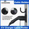 Type2 EV Charger Holder Type1 J1772 Charging Cable Organizer Socket Plug Holder Sleek Wallbox Car Charger Support GBT With Lock