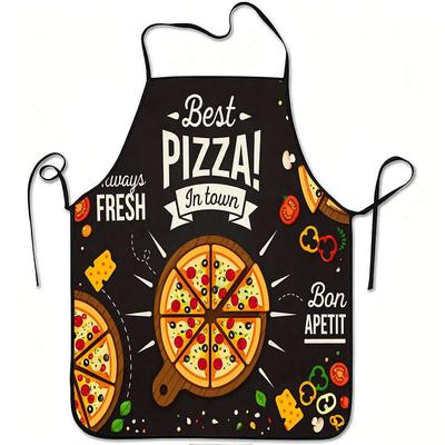 A Pizza Apron Is Suitable for Handicrafts, Baking and Kitchen Cleaning, and Is a Perfect Holiday Gift.