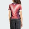 Adidas Originals Adilenium 5.0 Knitted Loose Fit Round Neck Pullover Short Sleeve T-Shirt Women tops KY5178
