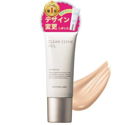 [Paketerneuerung] Clear Esthe Veil Medicinal Liquid Foundation mit Serum, 13 ml (Pink Beige, früher Pink Natural) | Offizielles Macchiareveil