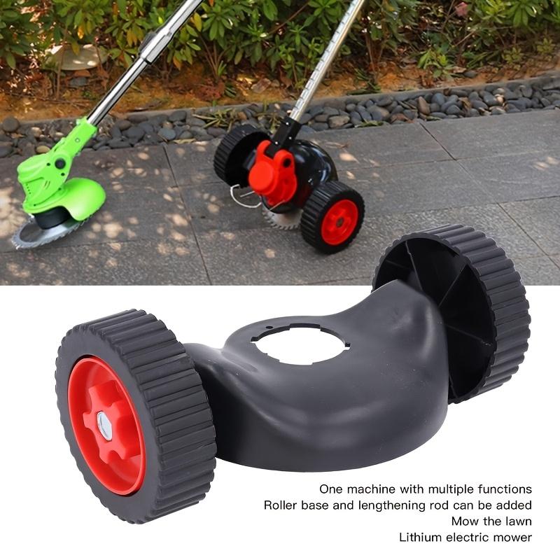 1 Adjustable Trimmer Support Wheel, Lawn Mower Support Wheels Set, Grass Cutter Auxiliary Wheel, Lawn Mower Protective Wheel, Lawn Mower Accessories