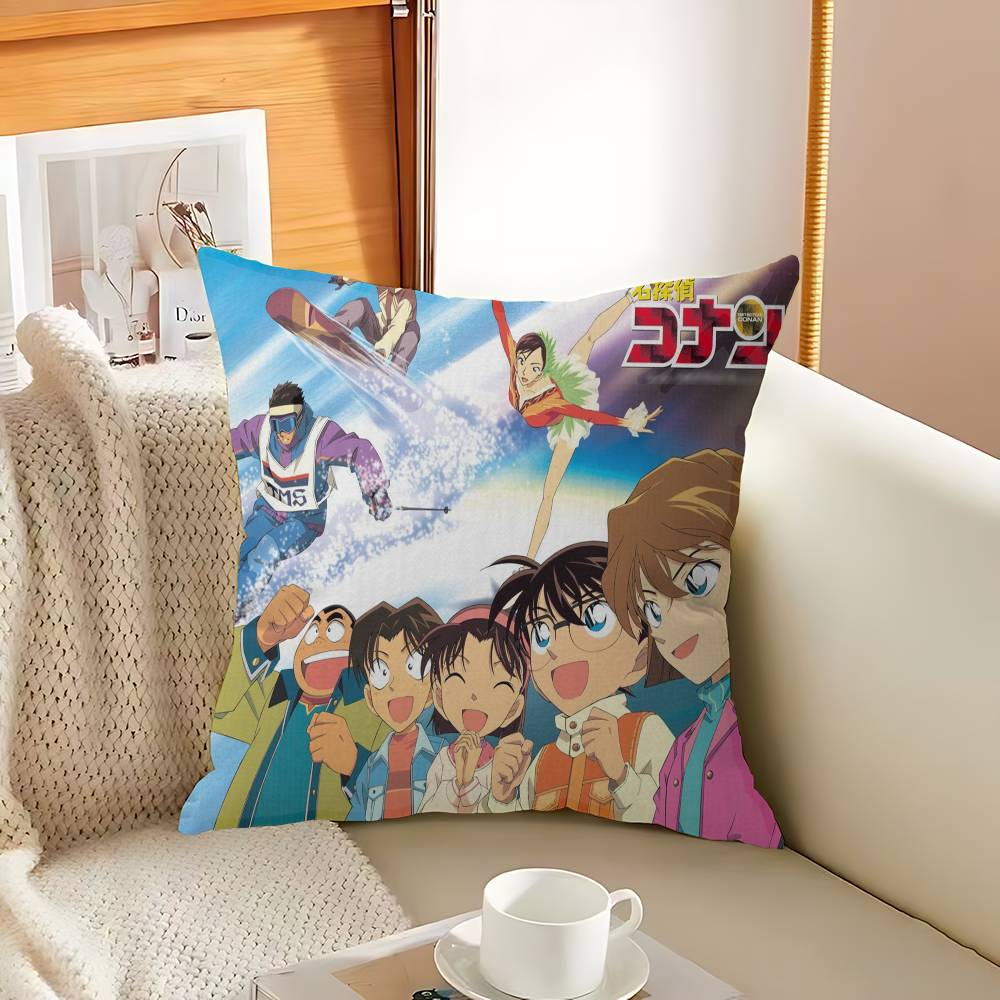 Anime D-Detective C-Conan Personalized Pillow Dust Cover Bedroom Kids Party Decoration Pillowcase Birthday Children Gift