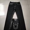 ZYLLO Retro Harajuku High Waist Straight Leg Wide Leg Jeans Modische 2000er Bestickte Lässige Hip Hop Street Goth Jeans