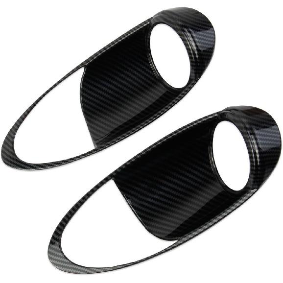

Carbon Fiber Style Inner Door Handle Cover Air Outlet Trim Accessories for for Nissan 370Z for Z/400Z