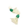 MONIES Jelly Glass Tassel Earrings: Luxurious Fragrant Style with Shell Details for Women