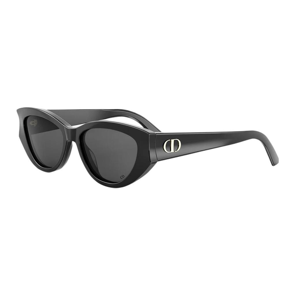 Dior Logo Cat Eye Sunglasses Women sunglasses Black DIORGLOW-B1I-10A0