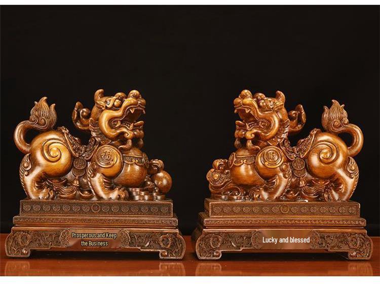 Popular Pixiu Ornament: Fortune-Attracting Decor for Living Rooms, Wine Cabinets, Offices, Shops, and Housewarming Gifts
