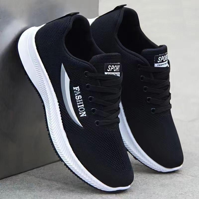 Men New Spring Mesh Casual Sneakers, Breathable Mesh Upper Comfortable Versatile Athletic Single Shoes