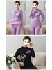 Women's Warm Fleece Set for Mid-Aged and Elderly: Cozy Winter Underwear for Mothers and Grandmothers