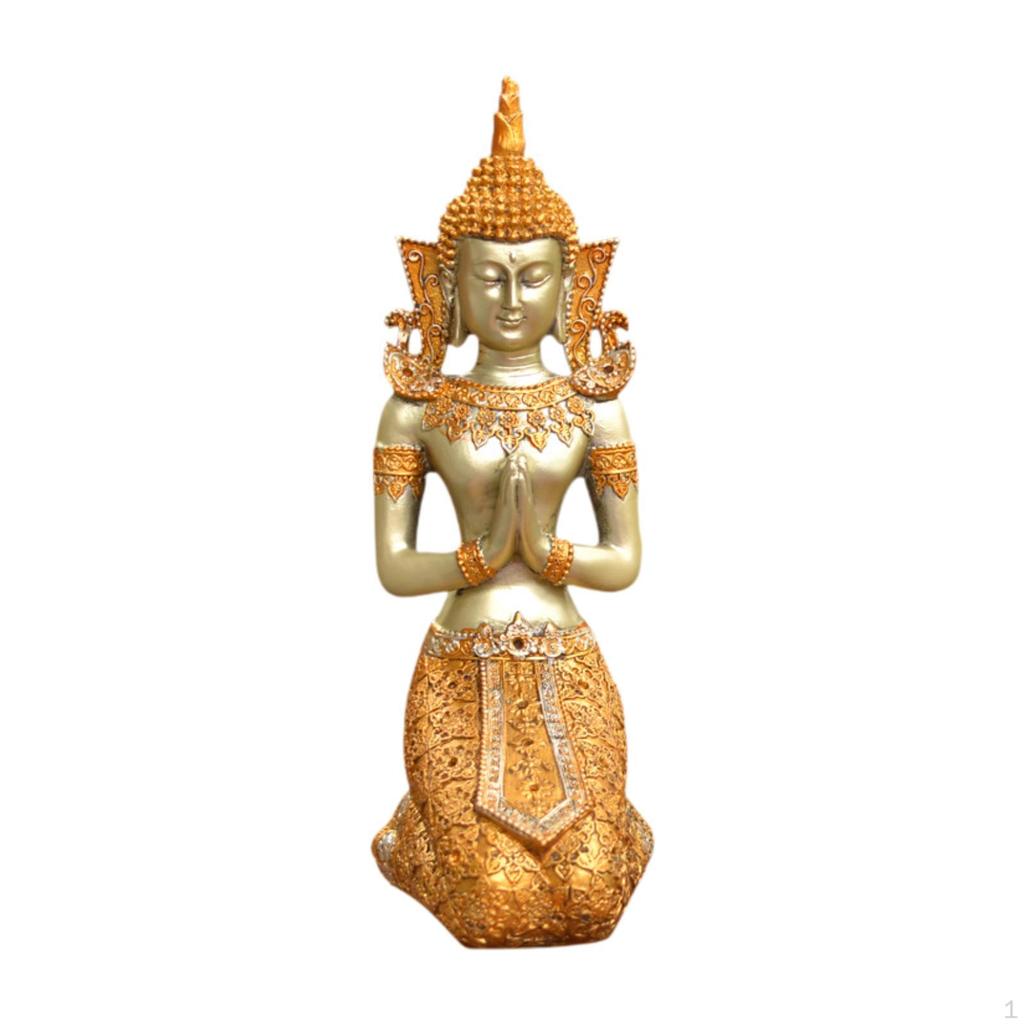 Buddha Figurine: Tranquil Meditation Sculpture for Home Decor