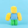 Neues 26cm Roblox Noob Plüschtier, Klassischer Blockiger Charakter Kuscheltier, Weiches Plüschtier für Gaming-Fans Sammlung & Kindergeburtstagsgeschenk