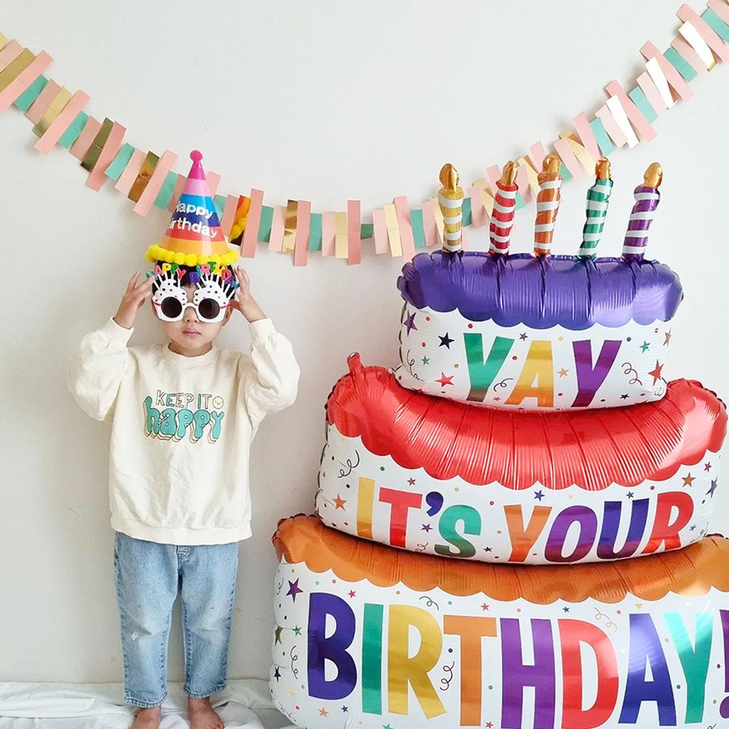 1 buc Set 40 Inch Curcubeu Folie de Aluminiu Baloane Luminoase Pentru Petrecere de Ziua de Naștere Balon de Petrecere din Folie Baloane Baloane din Folie Mylar