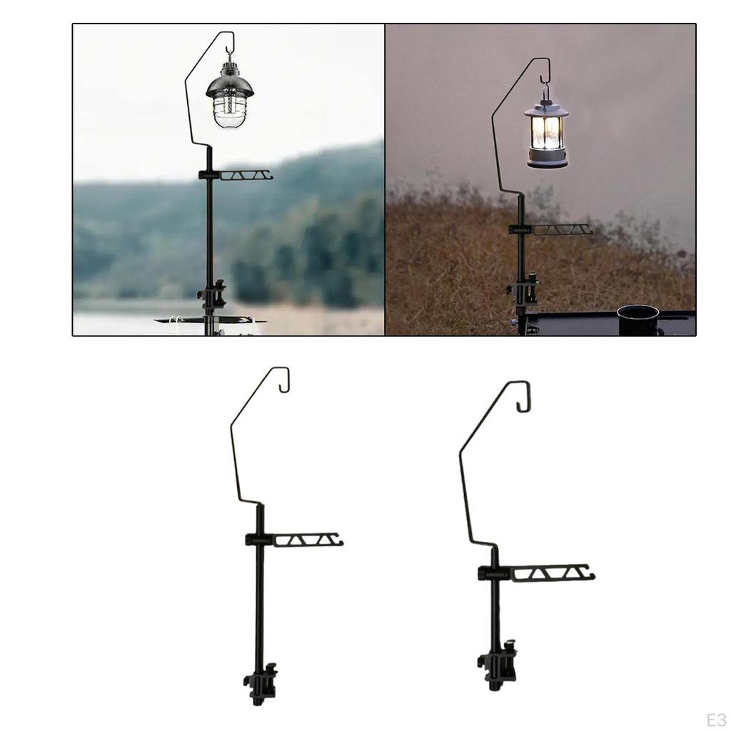 Suport Lanternă Camping Agățător Lumină Multifuncțional Detașabil Suport Lampă pentru Grătar