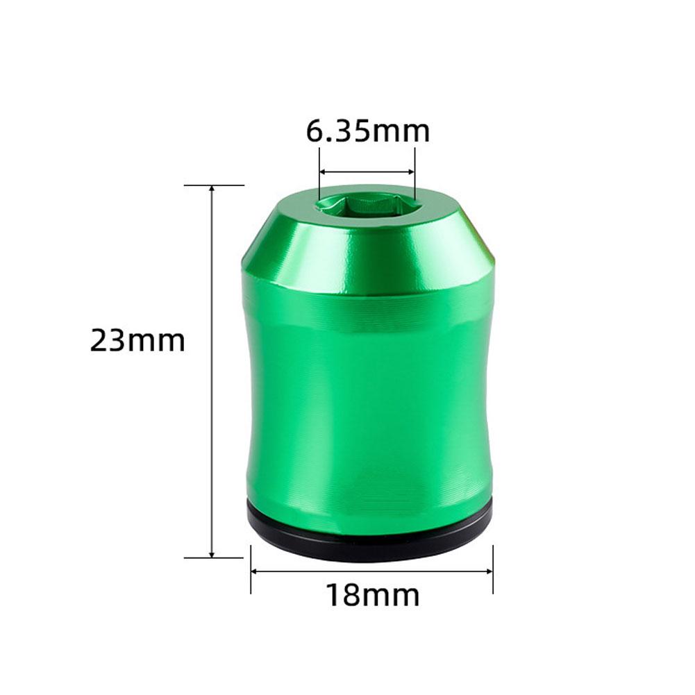 3-in-1 Screwdriver Head Magnetic Ring 6.35mm High Hardness Magnetic Ring Batch Head Aluminum Alloy Magnetizer