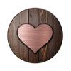 Wood Round Wooden Sign Art Painting Wreath Decorative Plates Entrance Decor Gift Mask Theme For Bar Club Home Room Wall Decor for Church Front Door