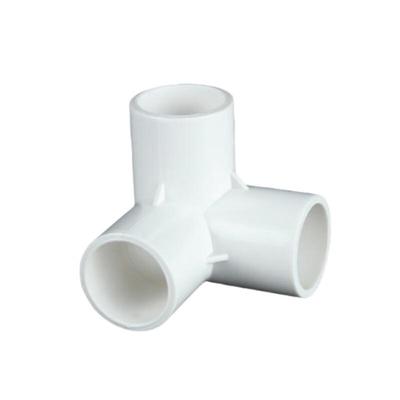 PVC 3-Way Right-Angle Pipe Connector
