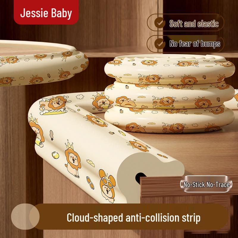 Non-adhesive Thickened Anti-collision Strip for Infants and Kindergarten Furniture Corners