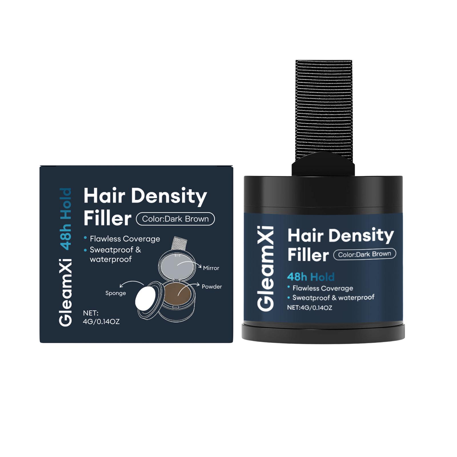 GleamXi Hairline Filling Powder: Gentle, Natural, Volumizing Formula for Fuller, Fluffy Hair Parts.