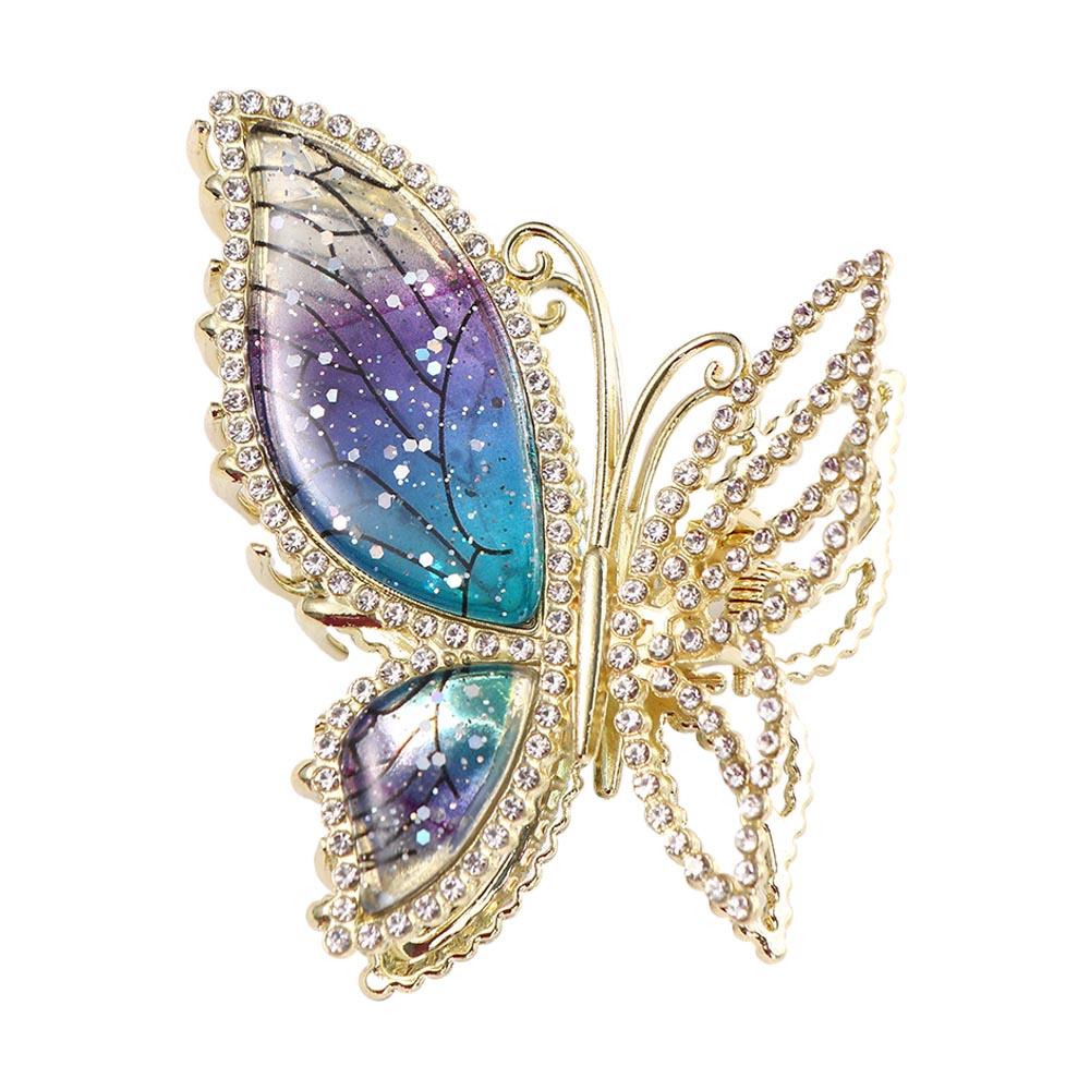 Metal Girls Barrettes Exquisite Female Head Women Headwear Delicate Hairpin Hair Accessories Hair Clips Butterfly Hair Claw чёрный