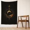 Sun Moon Constellation Tapestry Wall Hanging Star Sky Divination Witchcraft Psychedelic Dark Mysterious Bedroom Home Decor