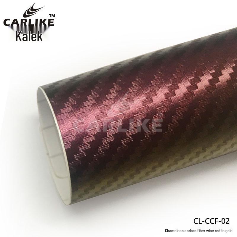 3D Dragon Ventilated Color-Changing Carbon Fiber Car Interior Film Sticker