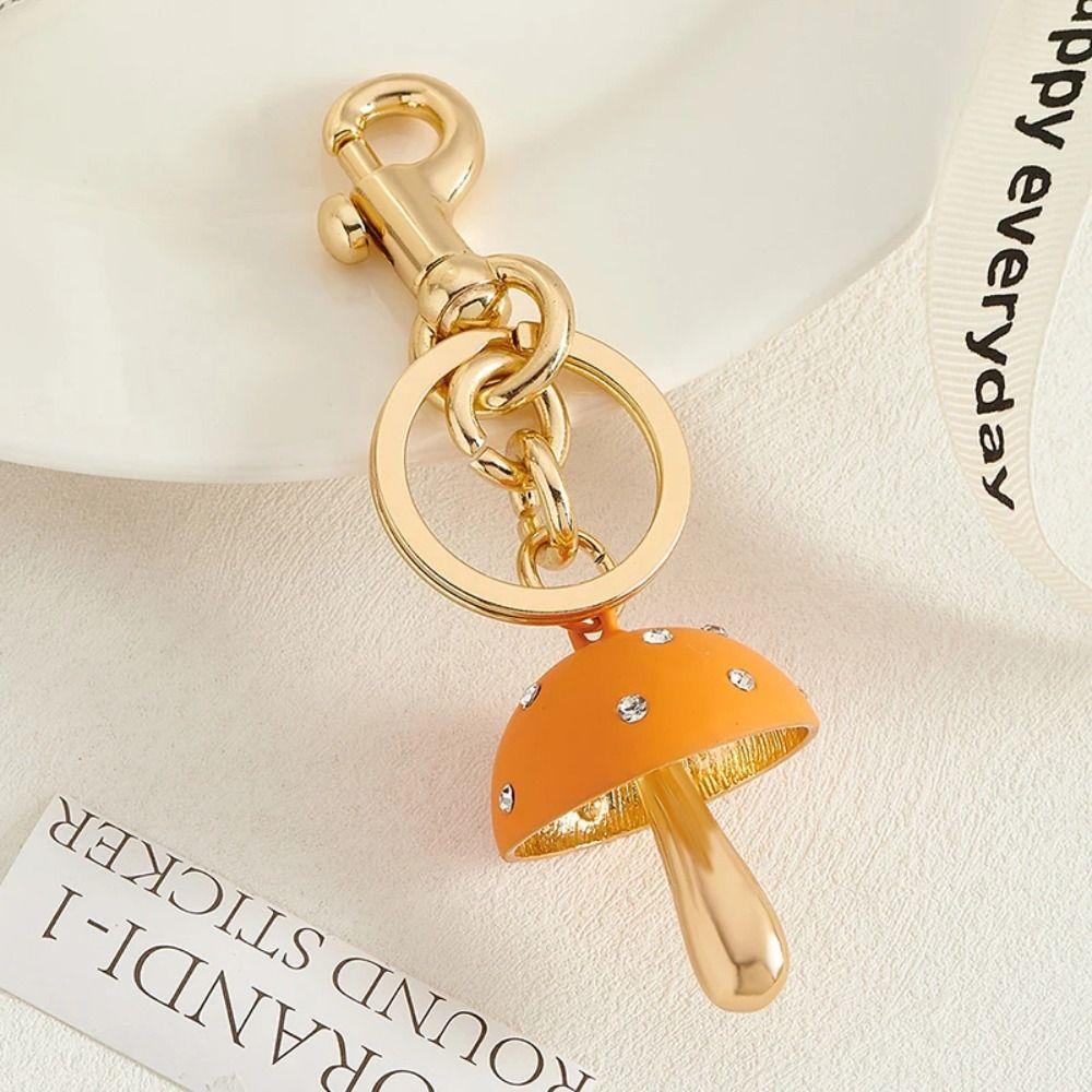 Bag Charm Women's Handbag Decor Exquisite Keychain Accessories Portable Mushroom Pendant  Gifts