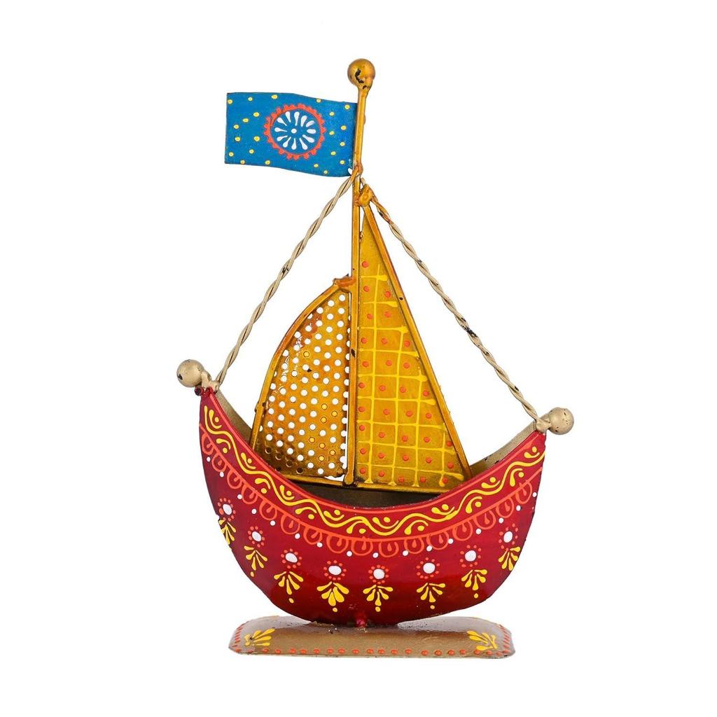 Metal Turkish Ship Boat Naav Showpiece Home Decoration Items for Living Room Figurine for Home Decor Bedroom Room Tabletop Desktop