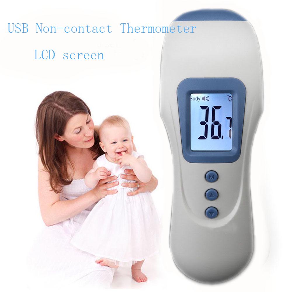 Buy Forehead Rechargeable Baby Infrared Newborn Baby Thermometer USB