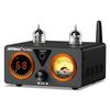 AIYIMA T9 PRO 200W Bluetooth 5.2 Tube Amplifier, Class D HiFi Digital Amplifier, 2.0/2.1 Channel, VU Meter, Bass/Treble Control, Black
