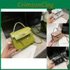 Stylish Soft Pu Mini Shoulder Bag For Women With Trendy Crocodile Texture Design