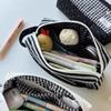 1Pcs Large Capacity Student Pencil Eraser Ruler Organizer Korean Pencil Case Ins Aesthetic Causal Stationery Tote Bag