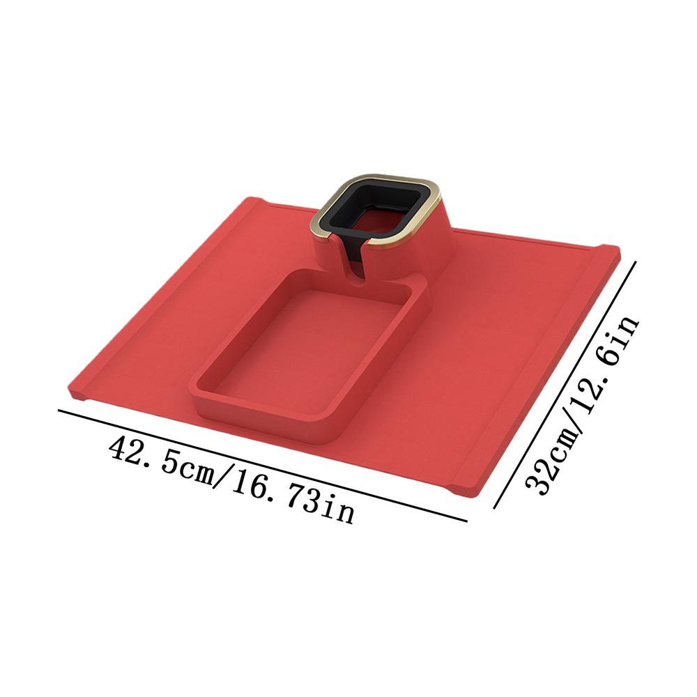 Anti-Slip Sofa Coaster Cup Holder Arm Chair Couch Recliner Remote Control Cellphone Organizer Holder Silicone Sofa Armrest Tray
