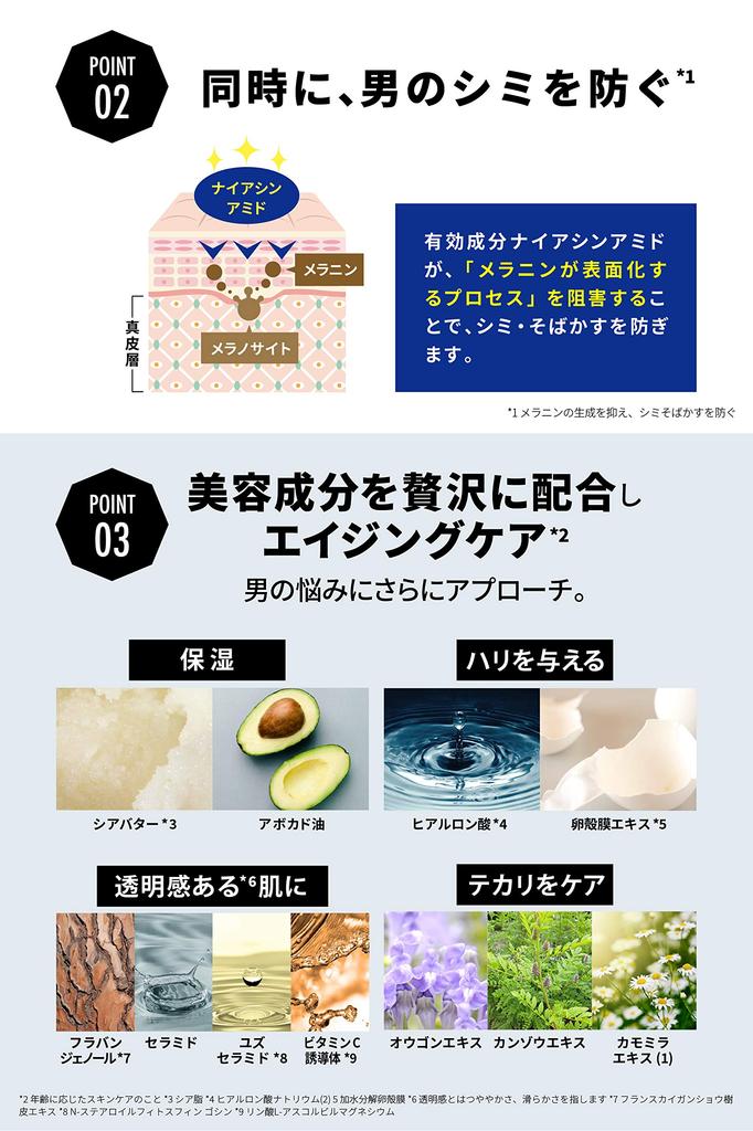 NULL Eye Cream for First Men, Japan's Men's Serum, Anti-Wrinkle, Whitening, Niacinamide, Quasi-Drug