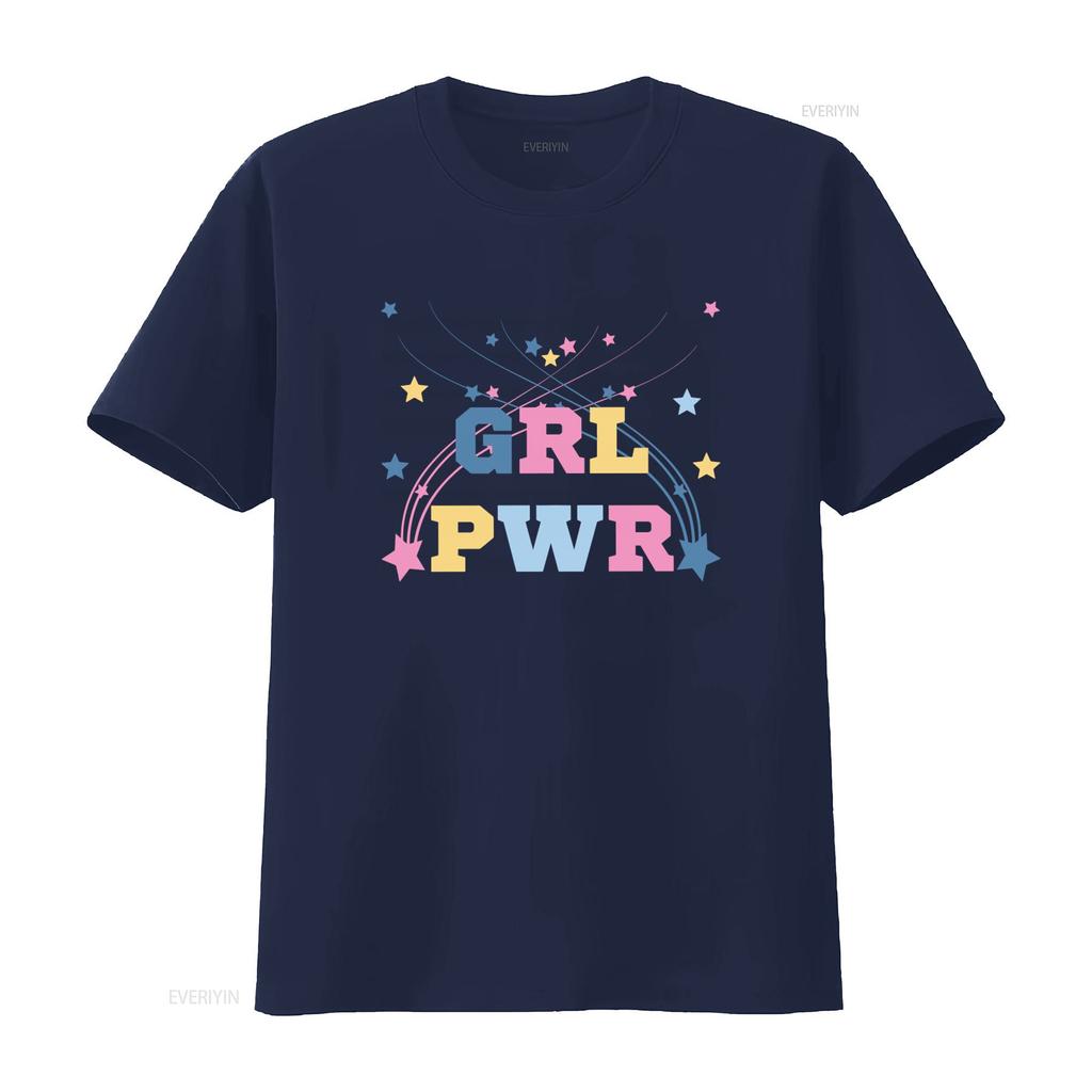 Grl Pwr T Shirt Girl Power Inspirational Cute Fun Girly Mom Powerful  Vintage Washed Graphic Breathable Designer Clothes Soft