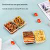 Temeiju Disposable 2-Compartment Rectangular Meal Prep Containers with Lids, 650ml (50-Pack)