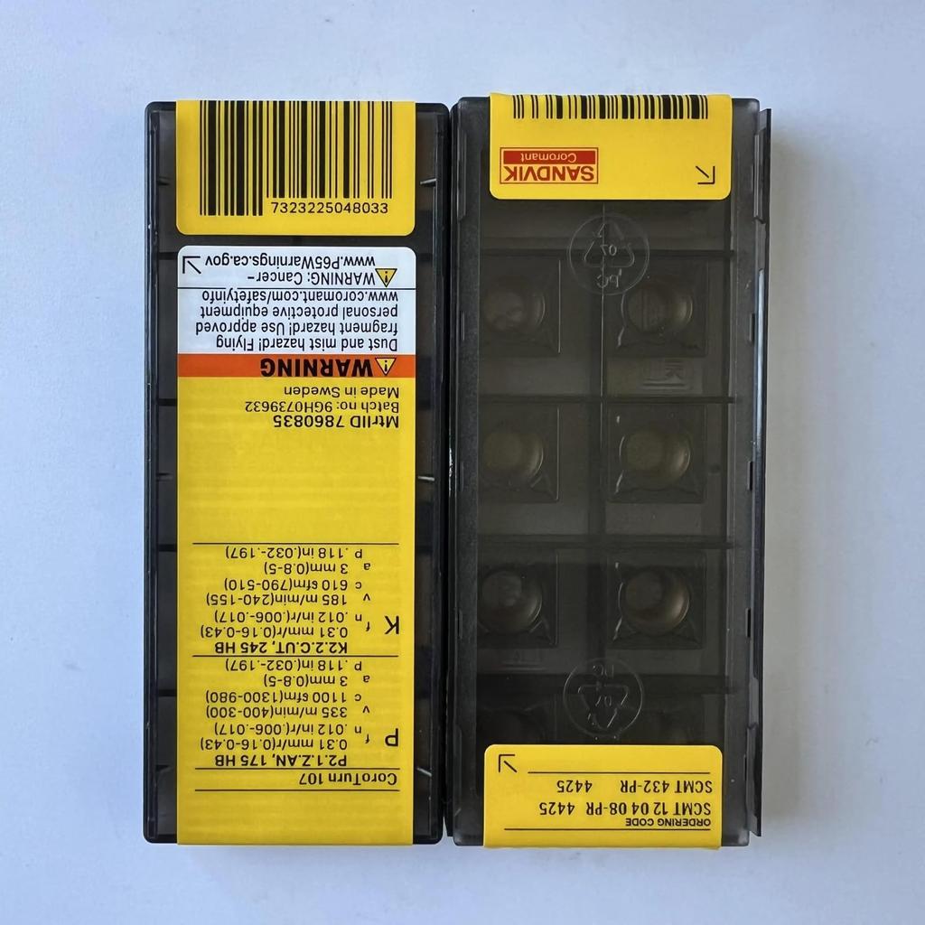 Original Sandvik / SCMT120408-PR 4425 CNC lathe carbide blade 10 PCS