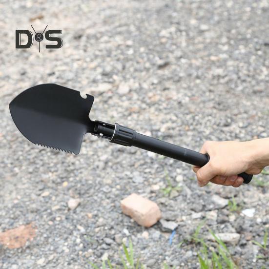 Klappspaten, multifunktionale Militärschaufel mit Aufbewahrungstasche, Outdoor-Überlebensschaufel, taktische Schaufel zum Wandern, Camping und Gartengebrauch