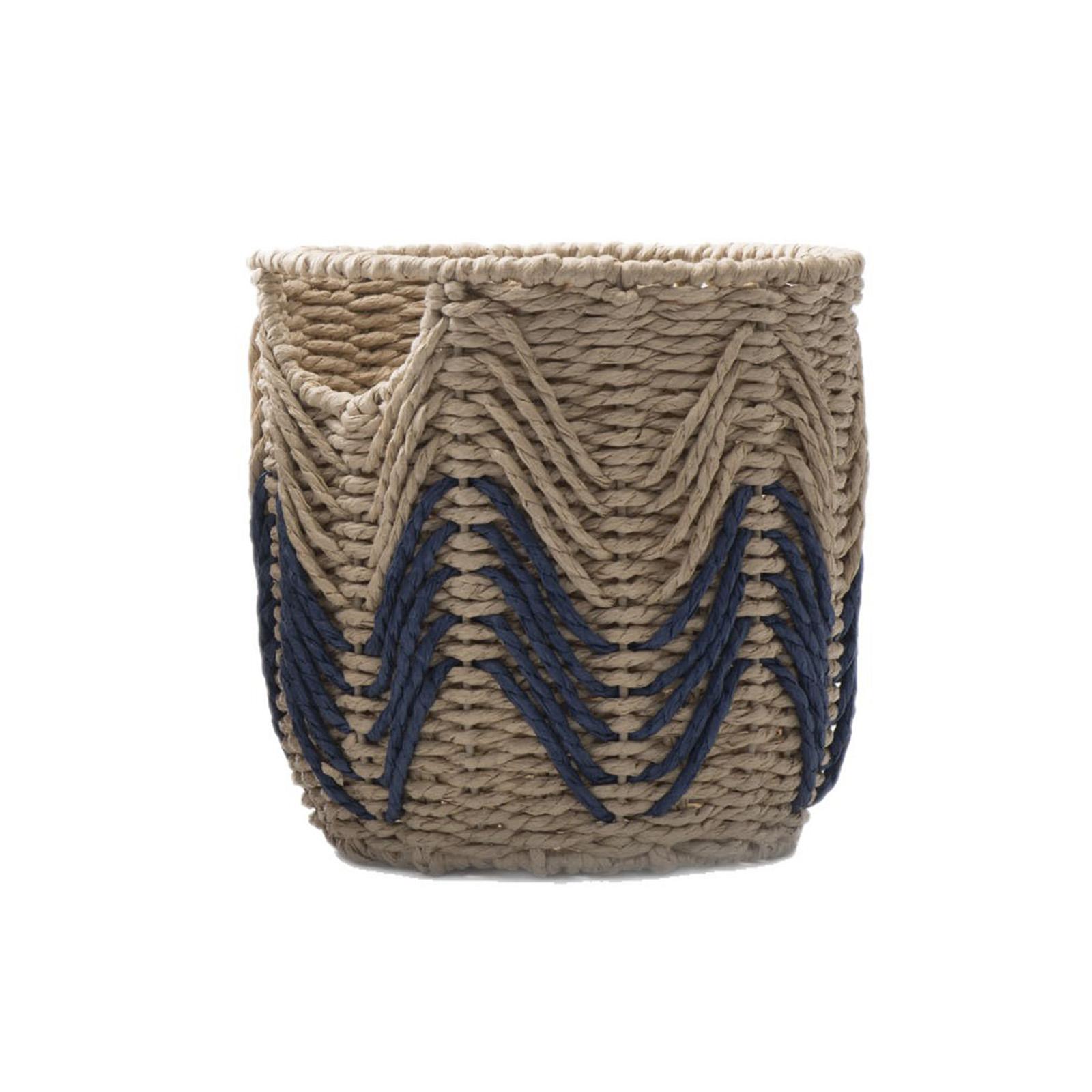 

Плетеные вручную декоративные корзины для хранения в помещении и корзины для хранения настольного беспорядка One Size